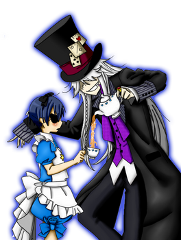 Ciel and Mad Hatter