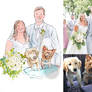 family portrait illustration