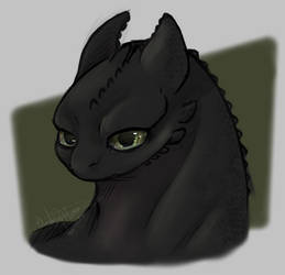 [HTTYD Fanart] - Toothless Sketch