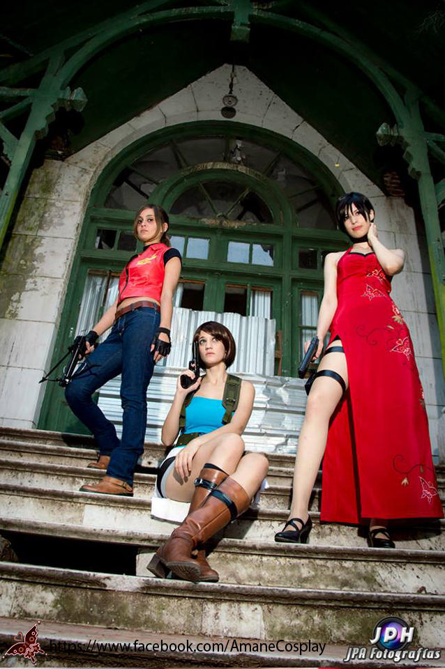 Ada, Claire and Jill Resident Evil Cosplay by LolitaAmane on DeviantArt