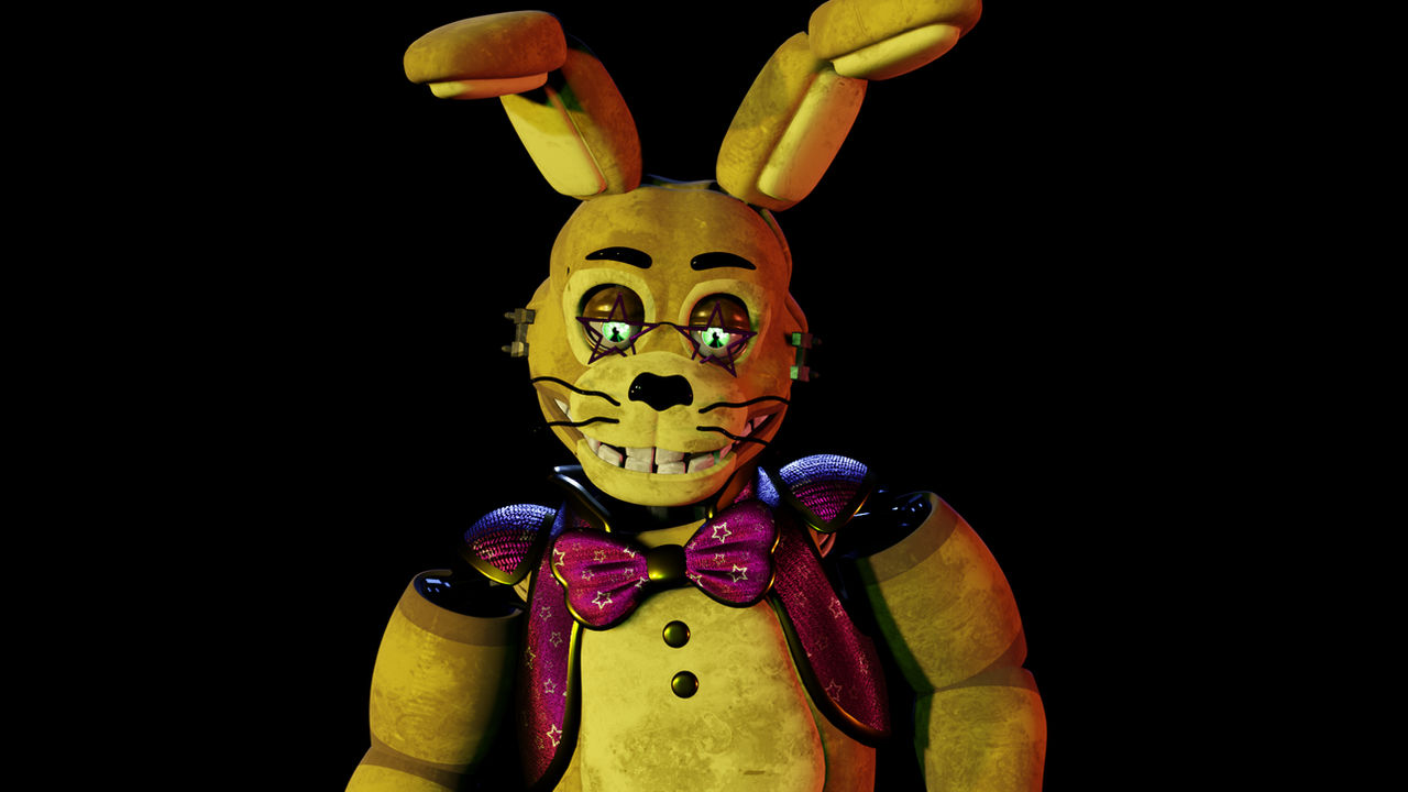 Spring Bonnie render (check Desc) by DinoloverProductions on DeviantArt