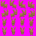 Public domain bunny sprite