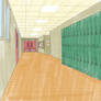 High School Hallway