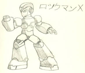 Megaman X Rough Sketch