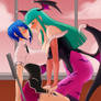 Morrigan and Xenovia's Encounter