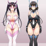Serafall and Chifuyu in Cyber Suits