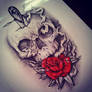 Skull / Rose