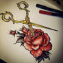 Scissors / Rose