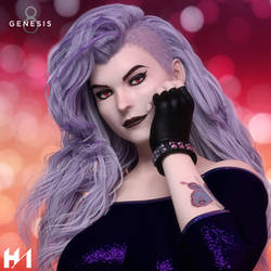 Leena Hellhound for Genesis 8.1 and 8 female