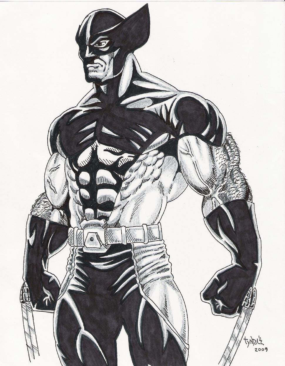 Супергерои чб