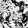 Thor vs Hulk Inked