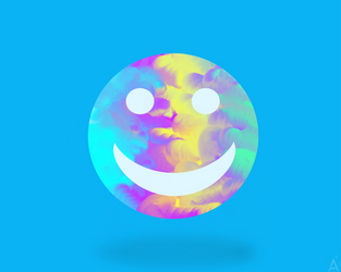 Tie-Dyed Smiley Face