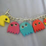 Polymer Clay Pacman Bracelet