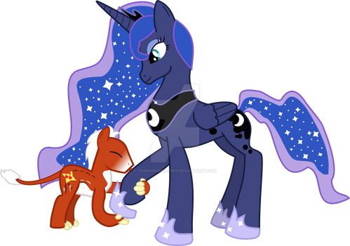 The Earth Pony, and the Alicorn Princess.