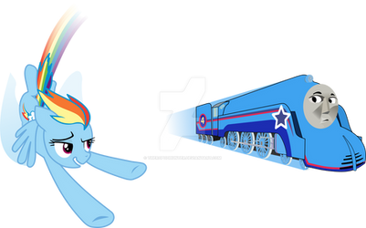 Rainbow Dash vs 'Shooting Star' Gordon.