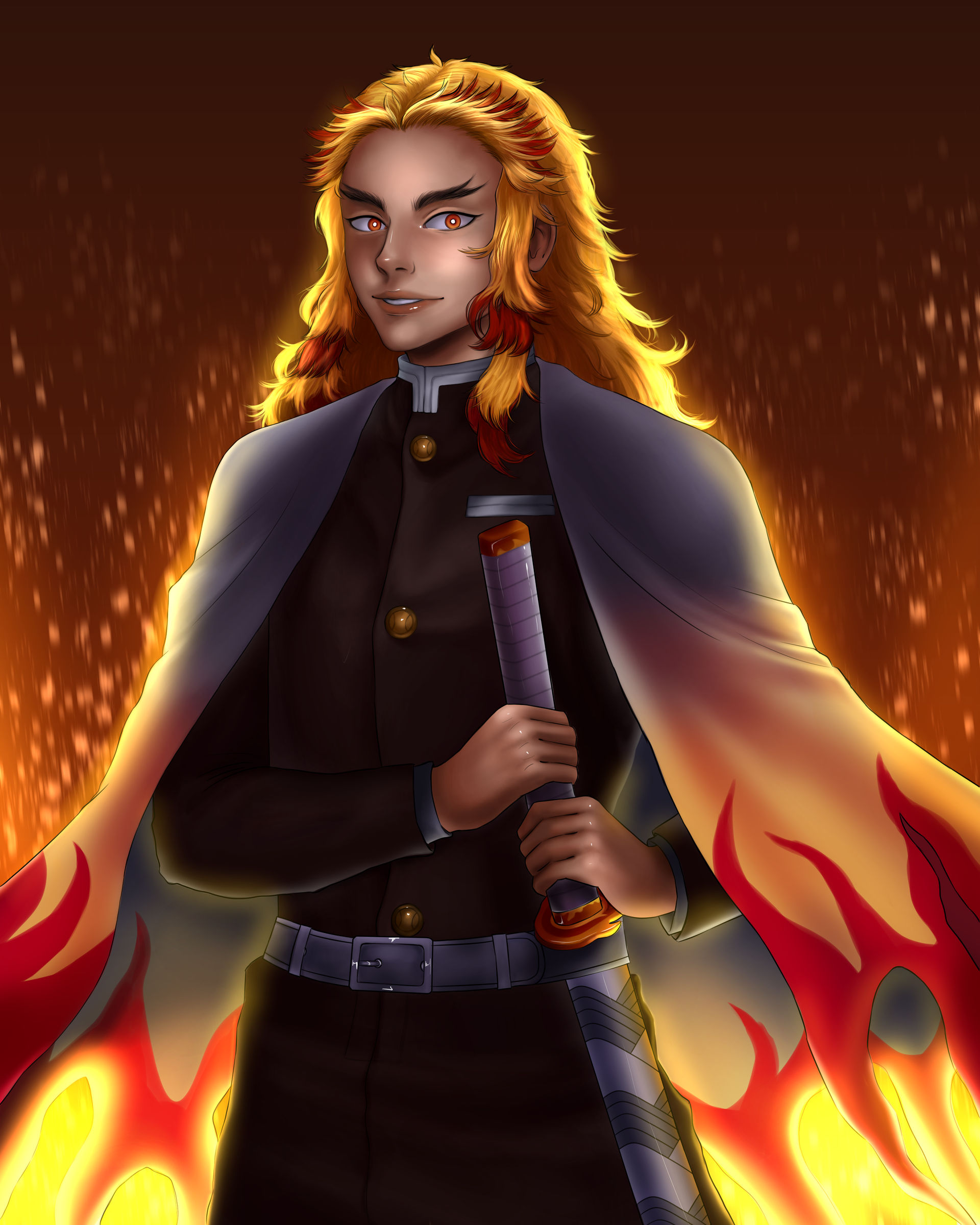 Rengoku by cjemnaa on DeviantArt