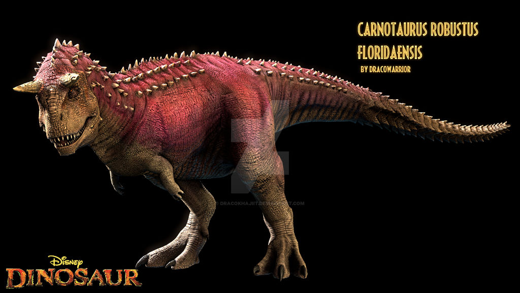 Dinosaur - Carnotaurus render 08 by DracoKhajiit on DeviantArt