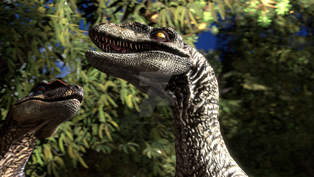 Jurassic Park - Sorna Raptors 02 by DracoKhajiit on DeviantArt