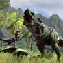 Jurassic Park - TRex vs Velociraptors in Sorna 02