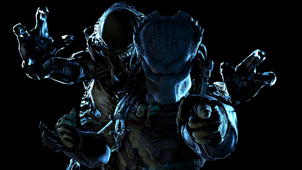 Wolf Predator and Predalien by DracoKhajiit on DeviantArt