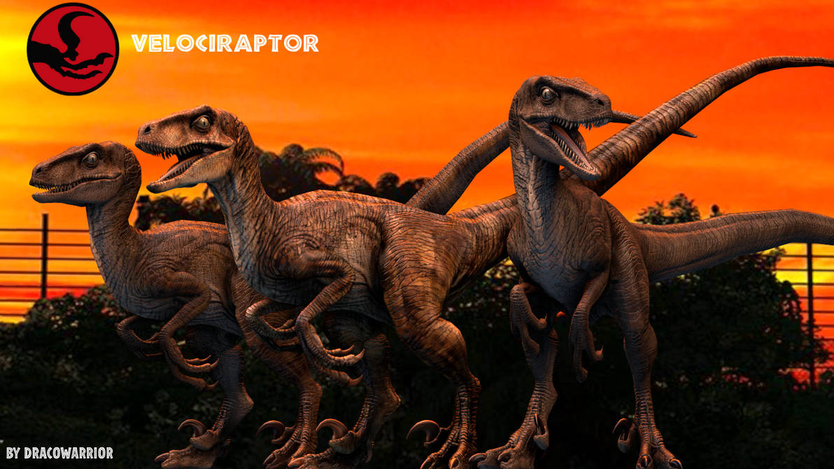JP - Velociraptor render by DracoKhajiit on DeviantArt