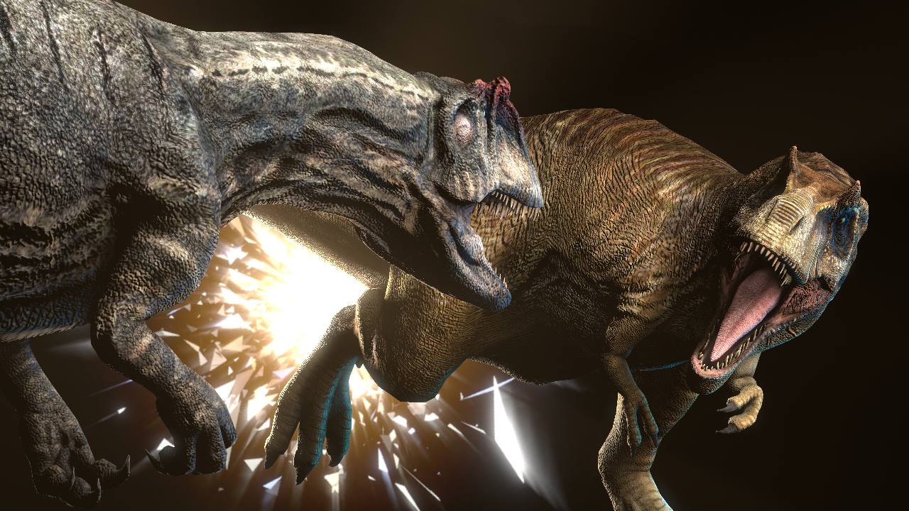 Primeval vs WWD - Allosaurus vs Albertosaurus 01 by DracoKhajiit on ...