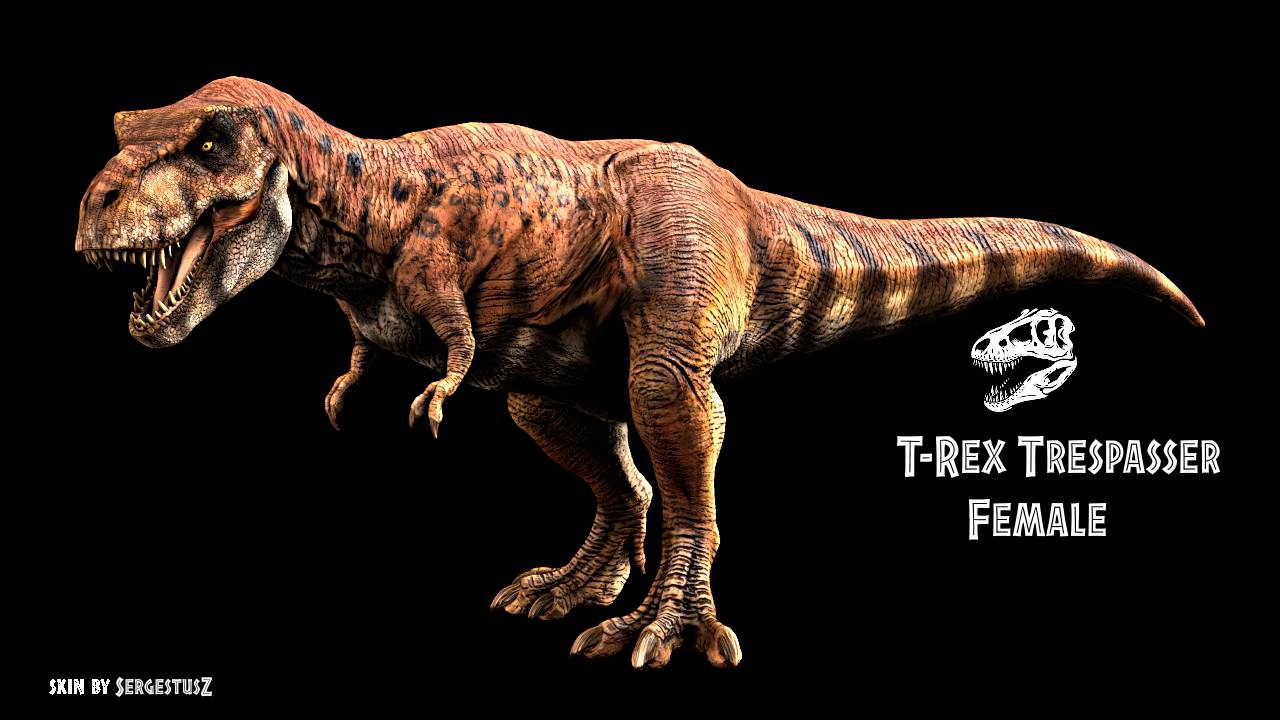 Trex - Trespasser Female render by DracoKhajiit on DeviantArt