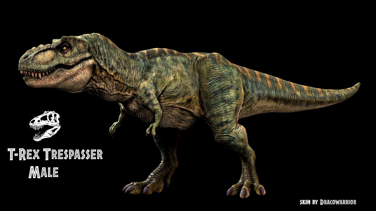Trex - Trespasser Male render by DracoKhajiit on DeviantArt