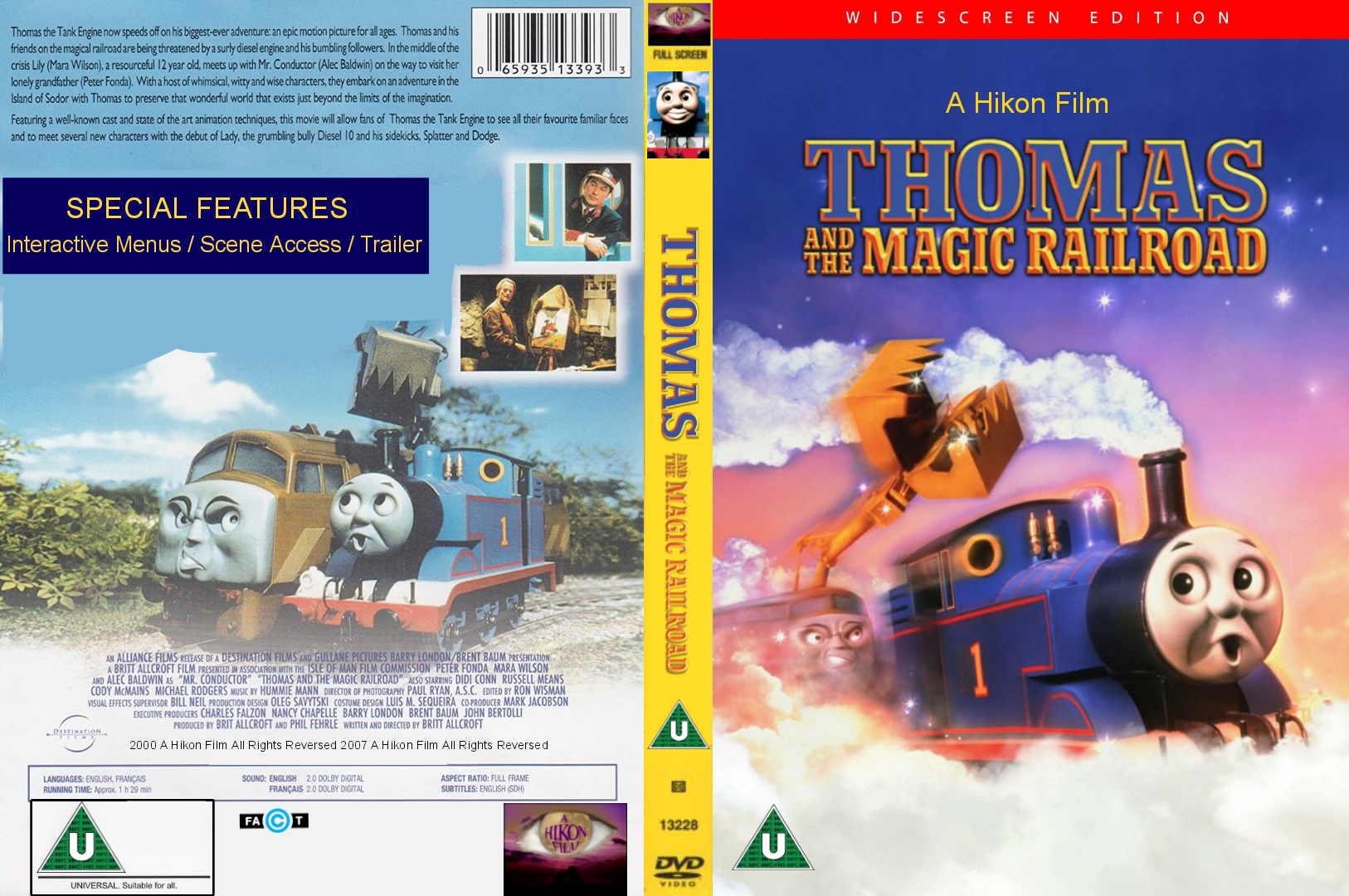 Thomas And The Magic Railroad (2000) DVD Cover UK by aodhan1906 on ...