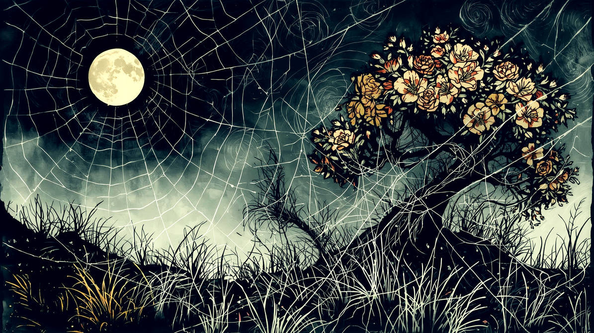 Webbed Shadows Webbed sorrows by Rabbitofdarkmanor on DeviantArt