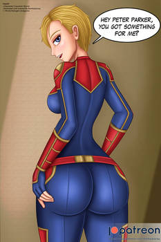 Captain Marvel Butt (NSFW on Patreon)