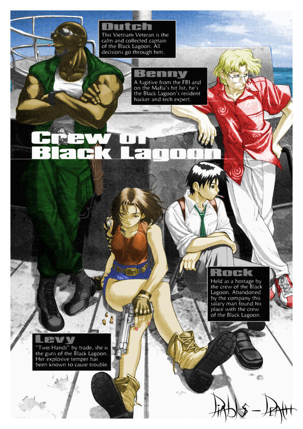 Crew Of Black Lagoon By Diablos Death On Deviantart Crew Of Black Lagoon By Diablos Death On Deviantart