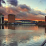 Belfast Laganside Sunset