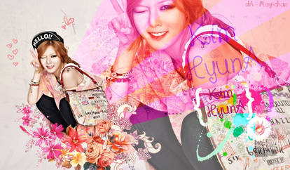 Flower Attack! - Wallpaper HyunA