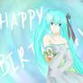 Happy 4th birthday Miku