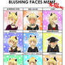 96neko Blushie Face Meme