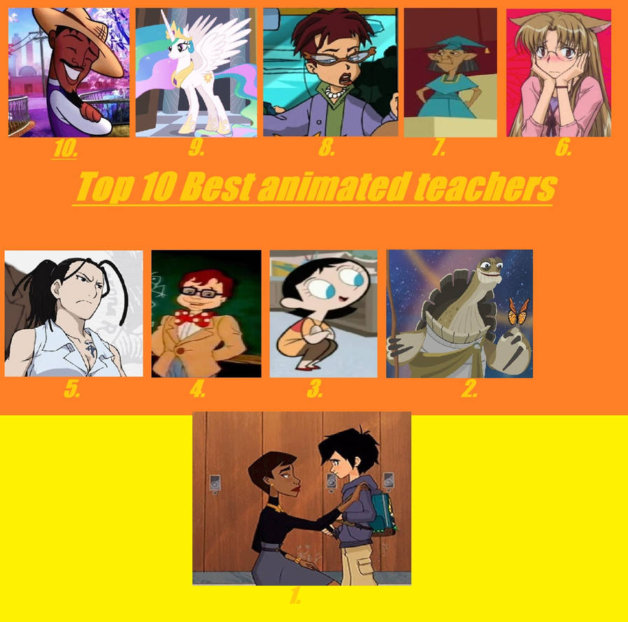 Top 10 Best animated teachers by joanamaria33 on DeviantArt Top 10 Best animated teachers by joanamaria33 on DeviantArt