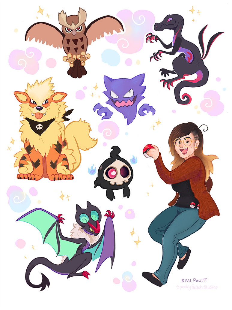 Redd Ryn Pokemon Pokemon Trainer RYN wants to FIGHT by SpookyPeachTea on DeviantArt