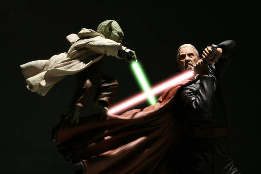 Yoda vs Dooku