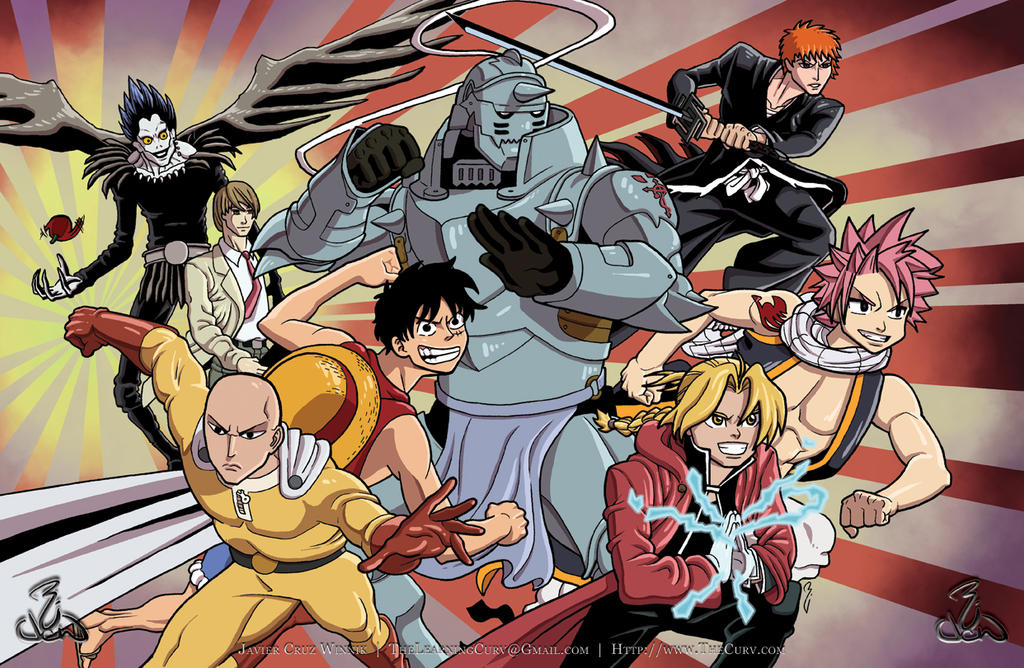 Anime Allstars by thelearningcurv on DeviantArt