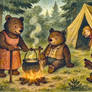Do Bears Camp in the Woods?
