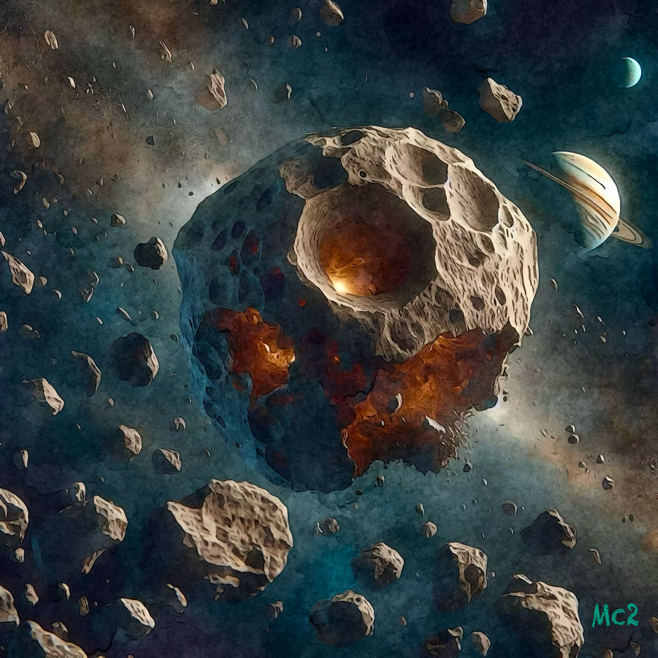 Half Asteroid