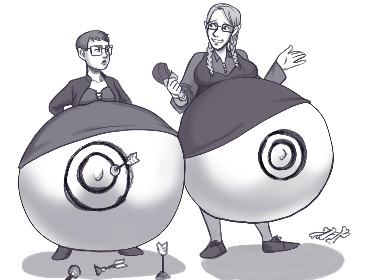Hyper Target Deviantart Geek Girl: A Large Target by ghan6780 on DeviantArt