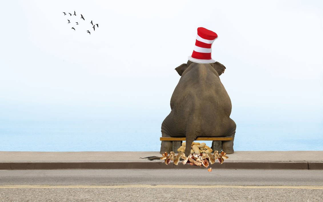 Elephant Eating Peanuts by chrisgrafx on DeviantArt