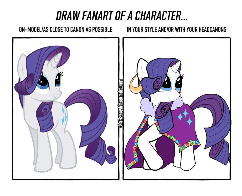 Rarity art challenge by Pacibunbun on DeviantArt