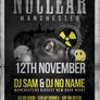 Nuclear Event Flyer Template - PSD