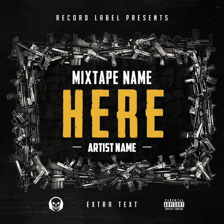 FREE Hip-Hop Mixtape Cover V6 (PSD) by Shiftz on DeviantArt