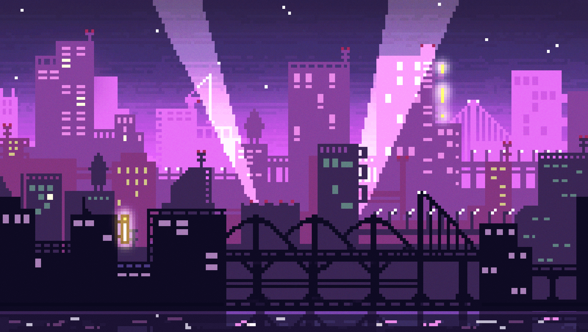 Nightcity - Animated by Hazel-Nutts on DeviantArt Nightcity - Animated by Hazel-Nutts on DeviantArt