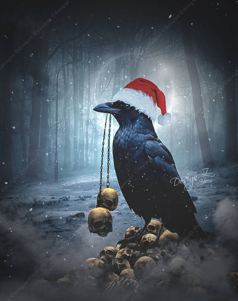 Xmas Rafer Christmas Raven by sofijas on DeviantArt