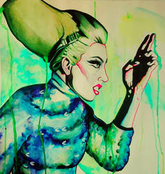 Lady Gaga- Bad romance tribute artwork